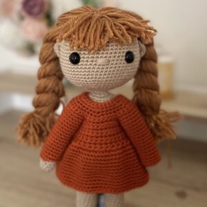 Custom handmade crochet doll (Katie)
