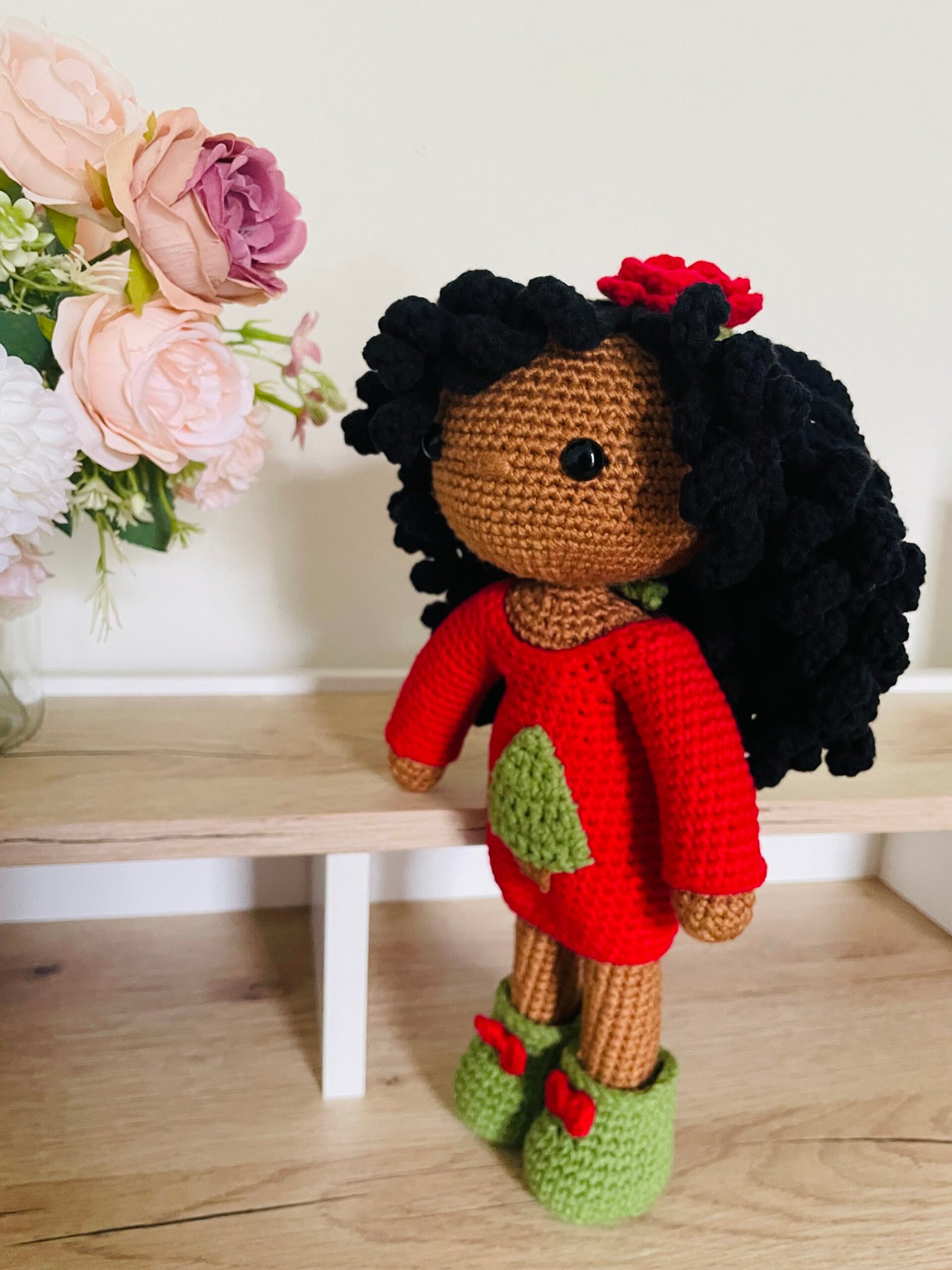 Custom Handmade Crochet Doll Special Christmas Edition - Image 3